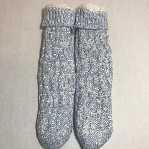NWOT AROMASOLES FLEECE LINED SLIPPER SOCKS TOASTY!PRICE FIRM - Picture 7 of 16